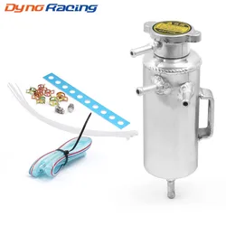 Racing Universal 60MM Radiator Alloy Coolant Swirl Pot Breather Air Separator Tank Engine Coolant Catch Can BX102156