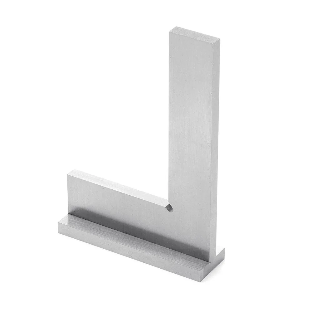 Strumento per la lavorazione del legno con calibro a Base larga per righello quadrato ad angolo di 90 gradi 100x70mm