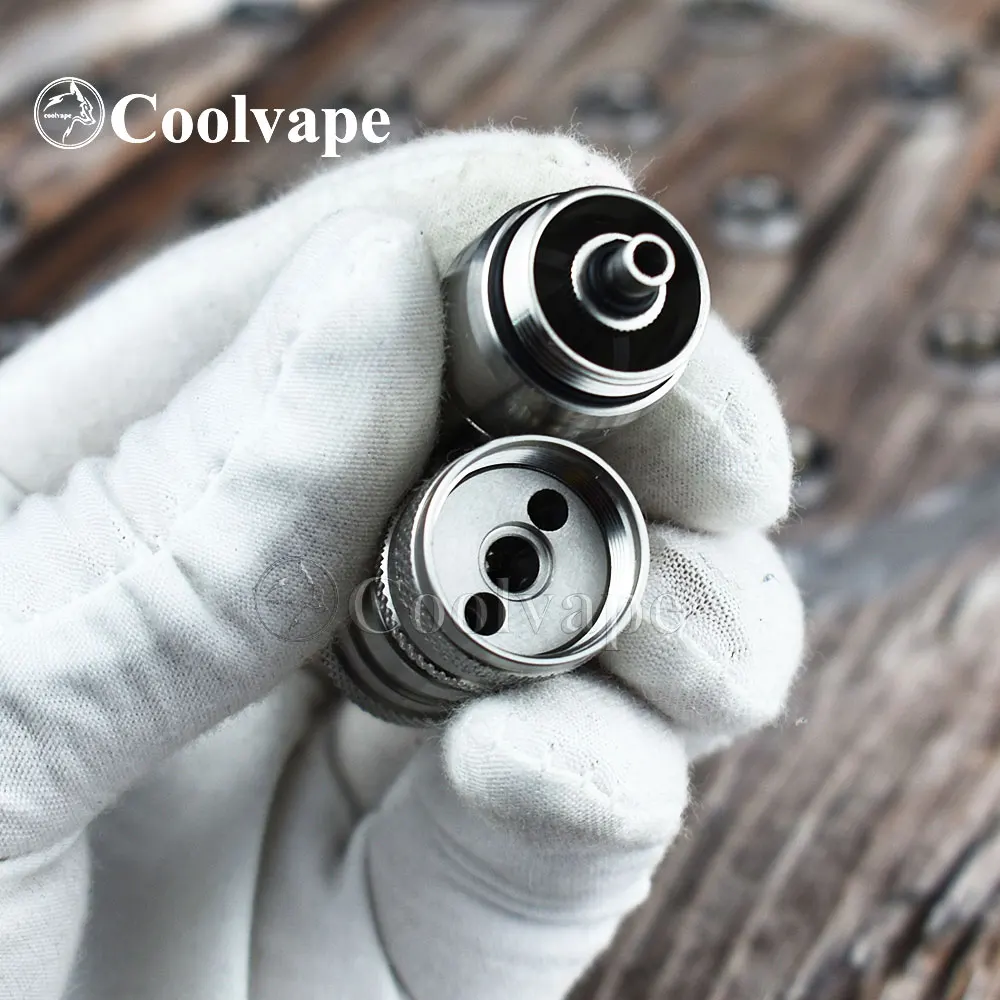 FEV VS Style RTA 17Mm Vape Atomizer Rebuild Tank 316 SS E-cigarette Rda untuk 510 Thread Mechanical Mods Vape Vs Taifun Rta