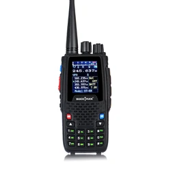 Walkie-talkie de cuatro bandas, Radio bidireccional de mano, KT-8R, intercomunicador para exteriores, UHF, VHF, transceptor Ham