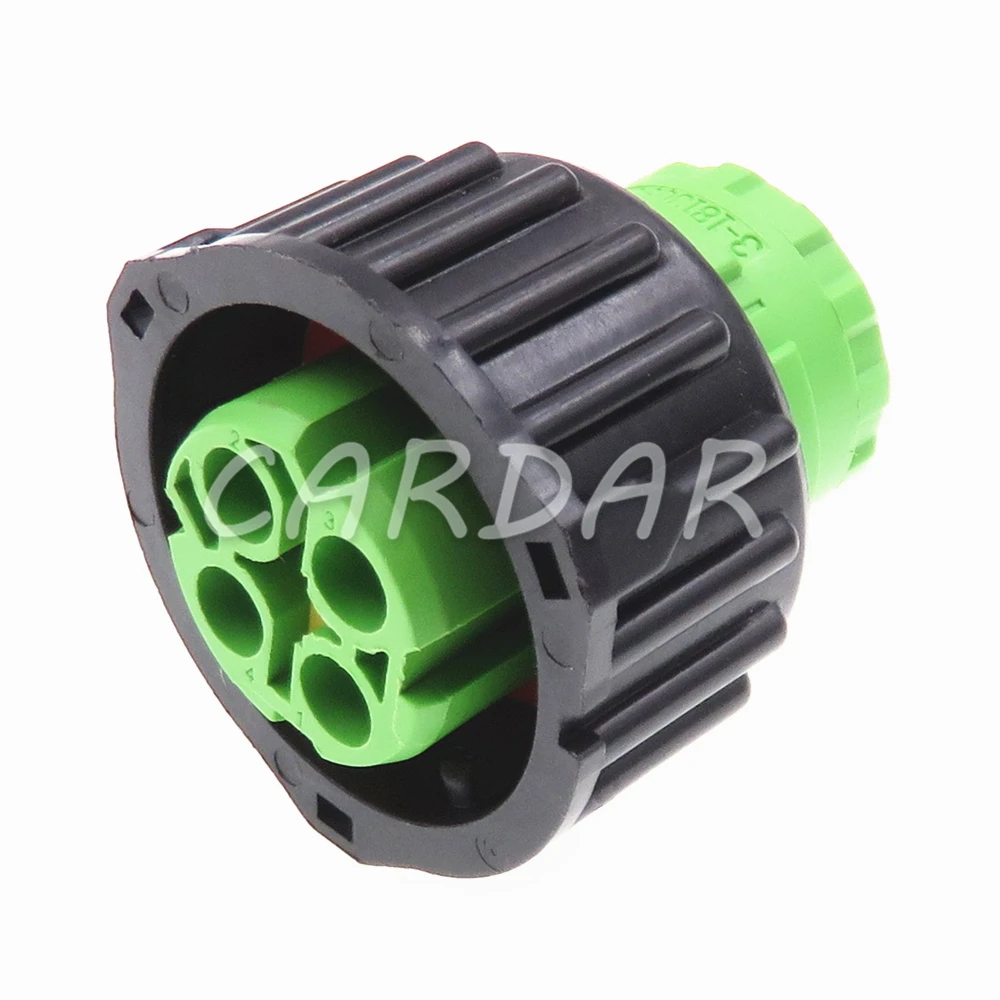 1 Set 4 Pin Car Sealed Socket AC Assembly 3-1813099-1 3-1813098-1 Automobile Wire Cable Waterproof Connector