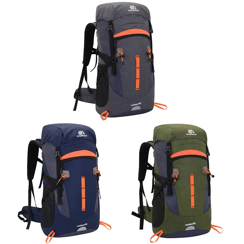 Bolsa de viaje de gran capacidad, Mochila de Camping, senderismo, ejército, escalada, senderismo, montañismo, bolsa deportiva, 50L