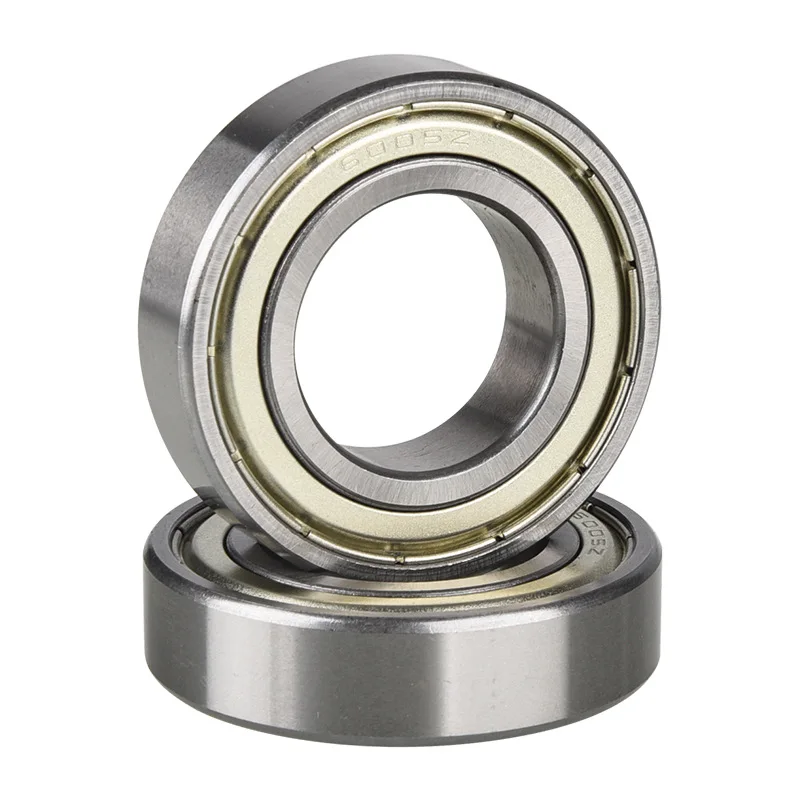 50pcs/lot 25x47x12mm 6005ZZ 6005Z 6005 Z ZZ 25*47*12mm Double metal cover Deep Groove Ball bearing