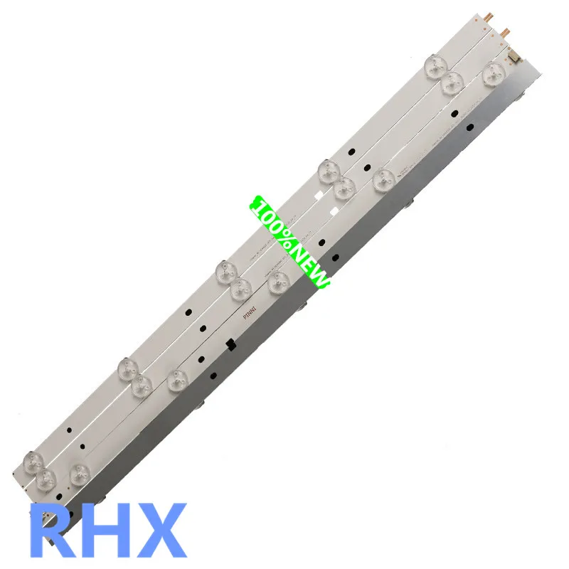 

FOR 49 inch 50 inch LED Hisense Changhong Konka TCL 100%new Aluminum plate lamp strip 10LED 3V 5LED+5LED=93.5CM