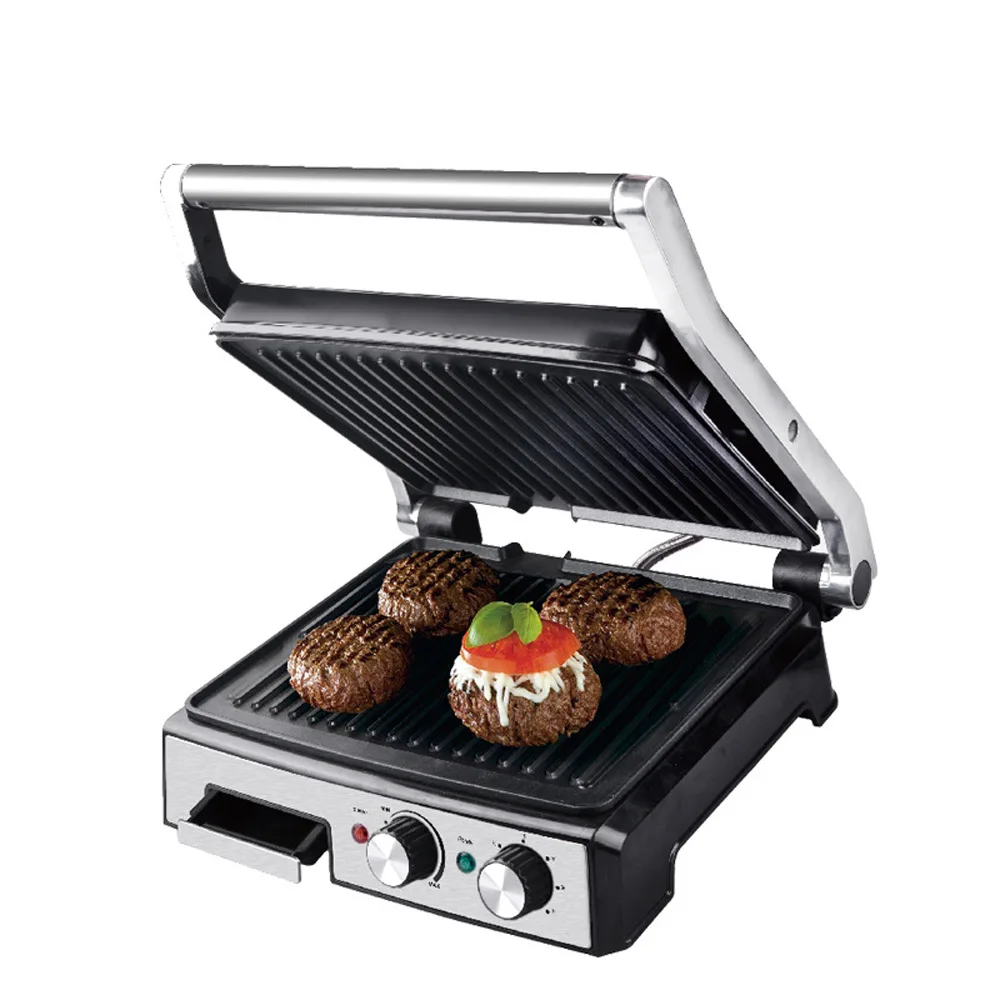 Household Electric Barbecue Grill Smokeless Multi-Function Non-Stick Barbecue Electric Grill Pan-Shabu Barbecue Cooking Machine