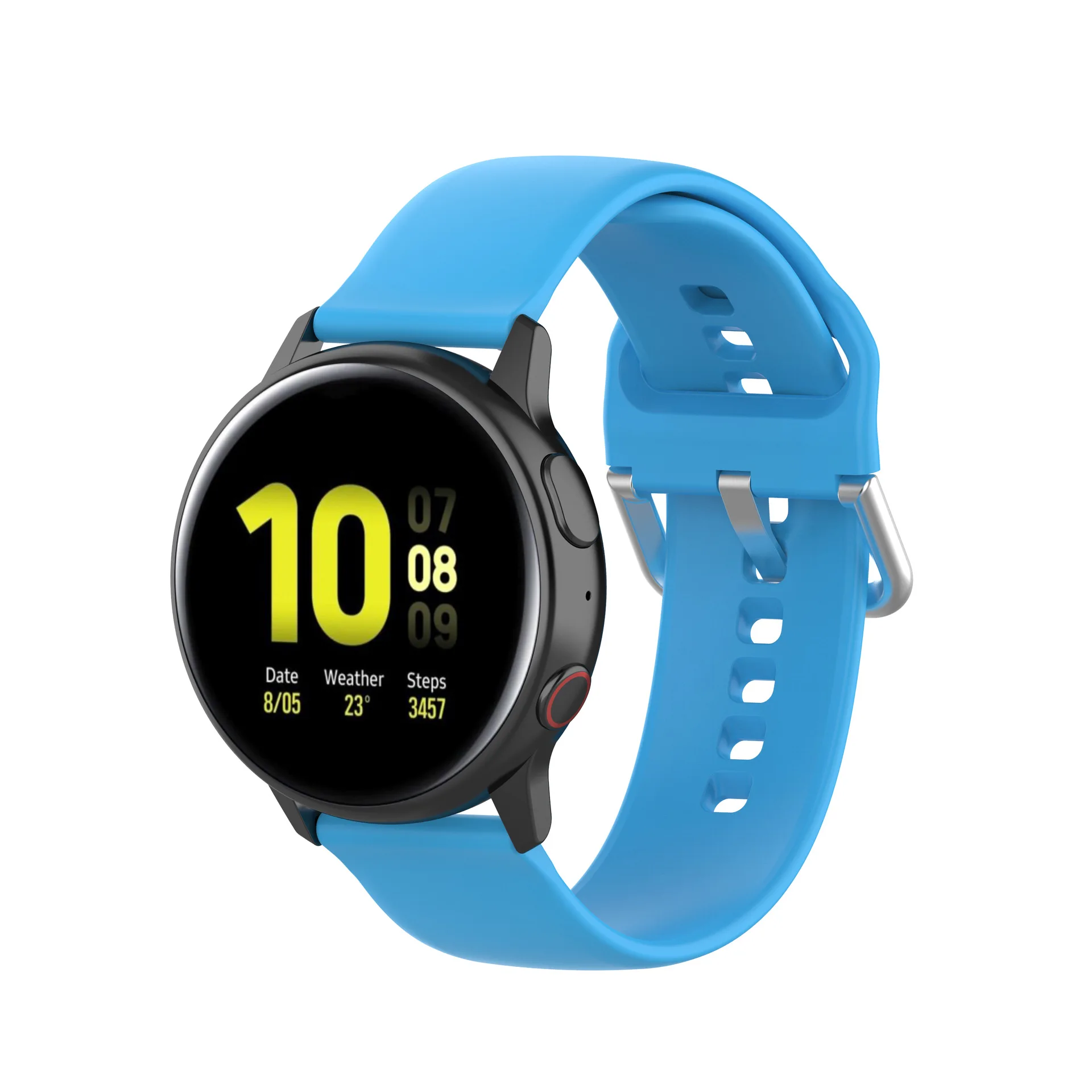 22Mm 20Mm Dây Silicone Dành Cho Đồng Hồ Samsung 3 41 45Mm Gear S3 Dành Cho Samsung Galaxy Samsung Galaxy Đồng Hồ Hoạt Động 2 40 44Mm Thể Thao Đeo Tay Vòng Tay Ban Nhạc