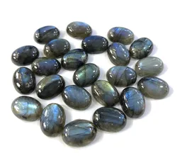 Wholesale 3pcs/lot,Strong Blue Flash Labradorite 12*16mm Oval Cabochon Beads Pendant Ring Face gemstone CABS loose beads no hole