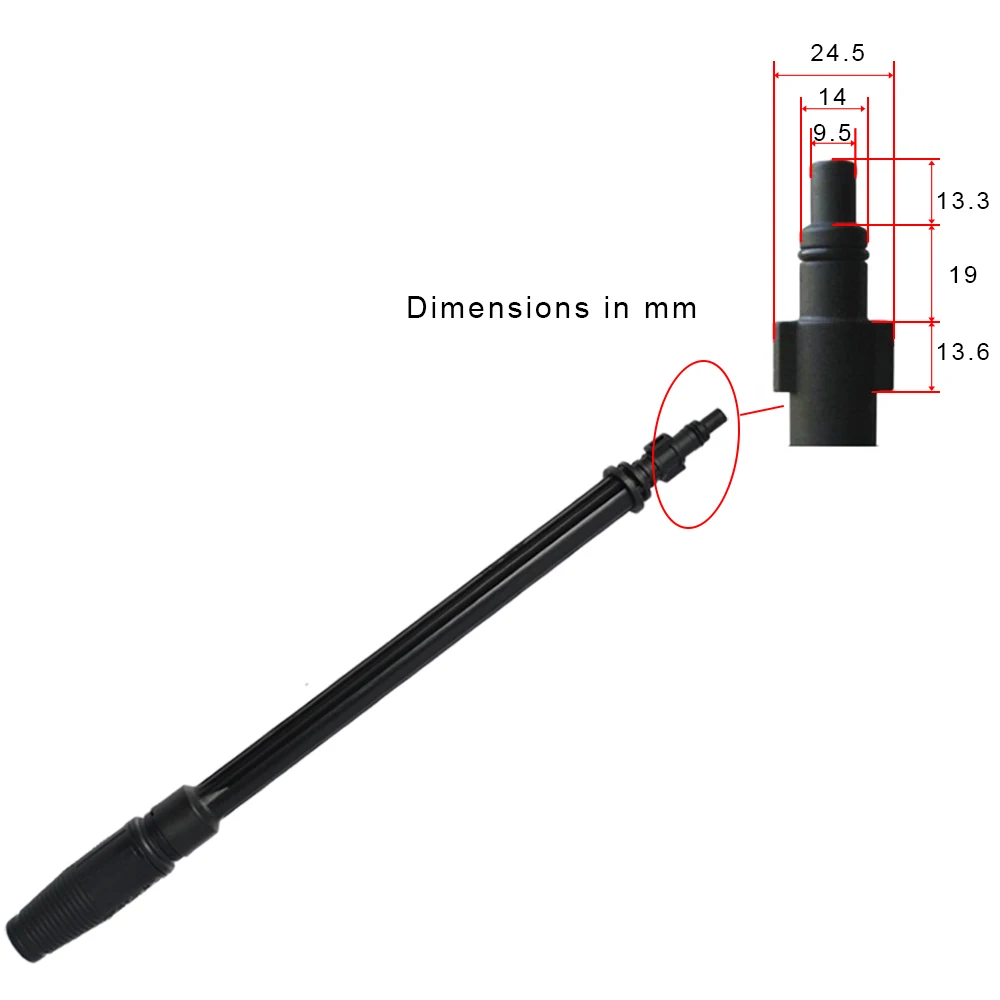 Car Washer Water Jet Lance Nozzle Spray Lance Wand Spear Tip for Lavor Sterwins Champion Vax Hammerflex Parkside Pressure Washer