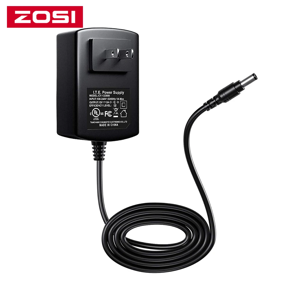 ZOSI DC 12V 2A Power Supply Adaptor 12V Security Professional Converter EU / US / UK / AU Adapter For CCTV Camera CCTV system