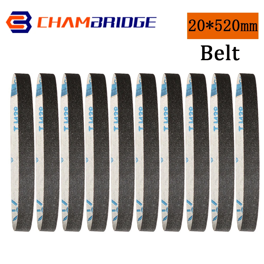 Air Belt Sander 20x520mm Adjustable Pneumatic Grinding Machine Belt Abrasive Belt For Metal Deburring Polishing