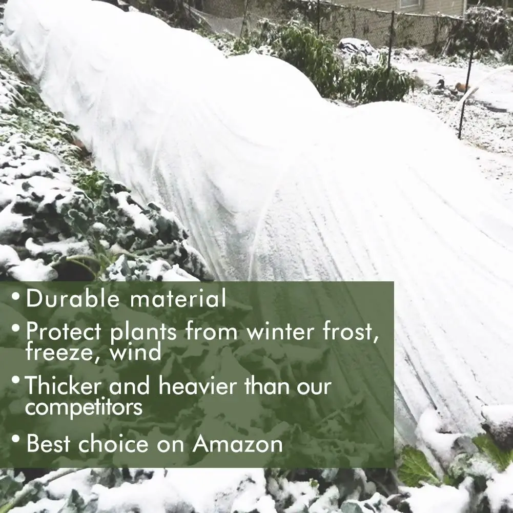 Winter Reusable Plant Cover Non-Woven Fabric Freeze Protection Plant Frost Protection Blanket Garden Supplies Antifreeze blanket