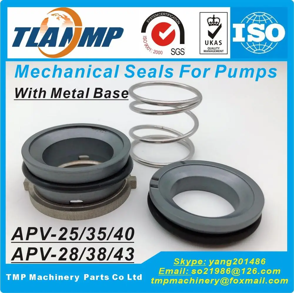 APV-25 ( APV-28 ), APV-35 ( APV-38 ), APV-40 ( APV-43 ) APV Mechanical Seals for APV W+ plus pumps (Material:SiC/SiC/VIT)