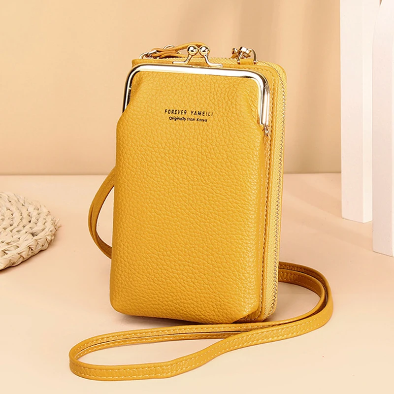 

YUECIMIE Fashion Small Crossbody Phone Bag Women Mini Matte Leather Shoulder Messenger Bag Clutch Bolsas Ladies Purse Handbag