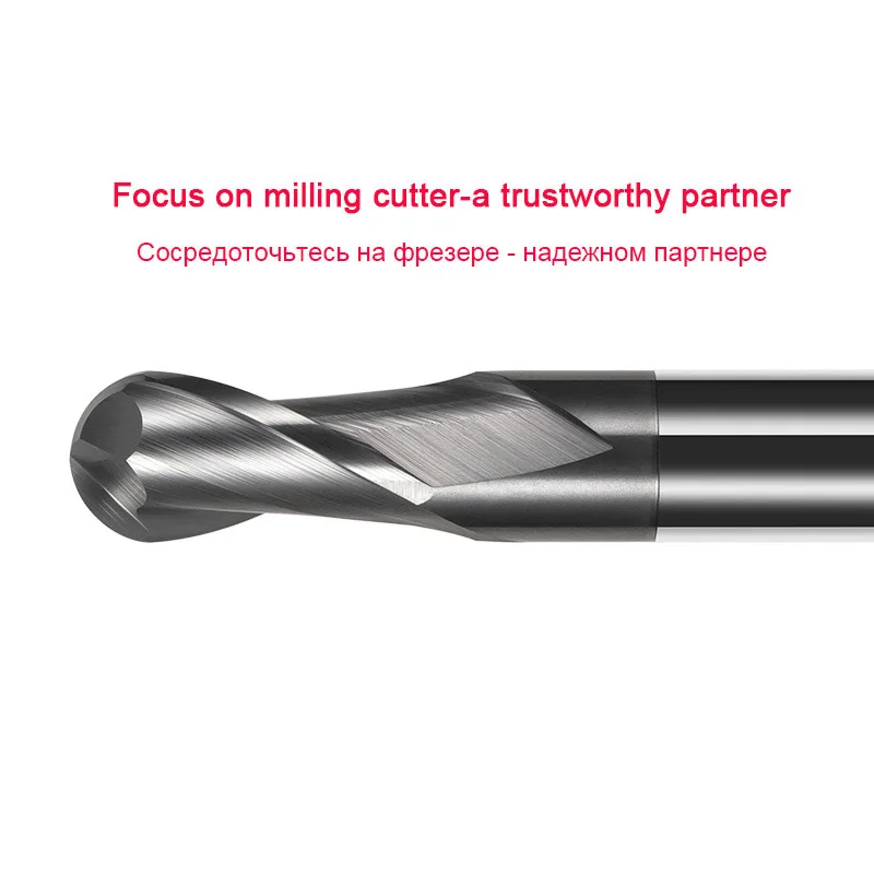 HRC70 fresa in carburo di tungsteno fresa a sfera naso fresa stampo speciale CNC Router Bit R3 strumenti per acciaio inossidabile lega di titanio