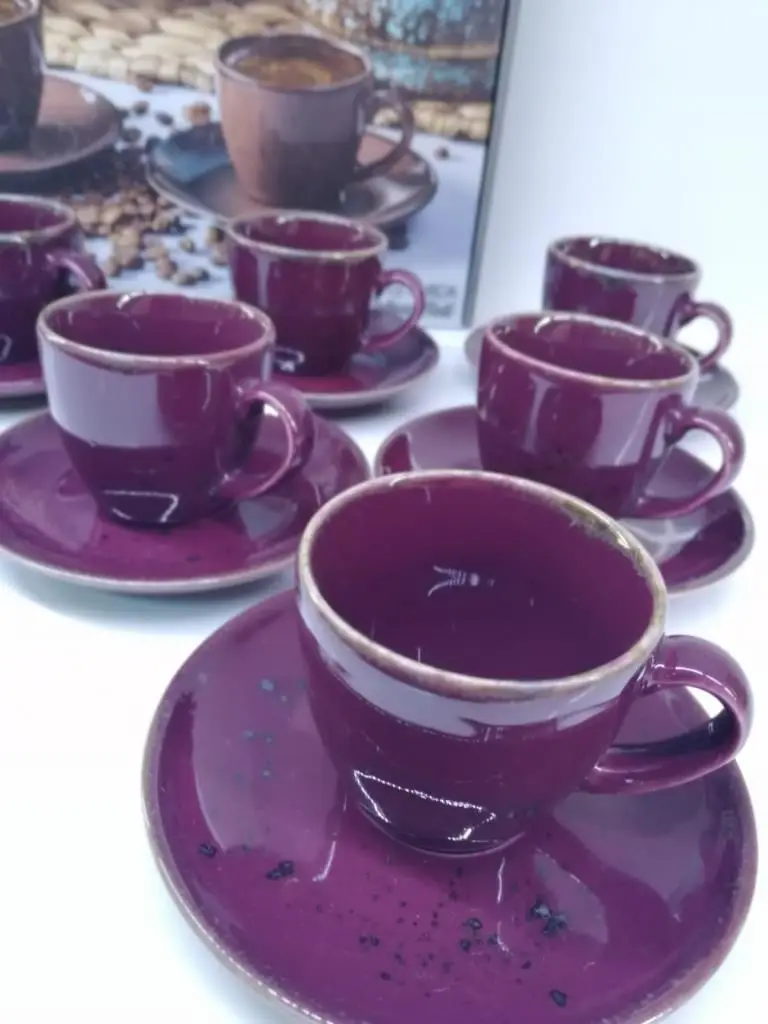 DOLBOVI Acar Luna 6 Personality Porcelain coffee cup Pad Plum Red 16918 mug кружка coffee cup cup