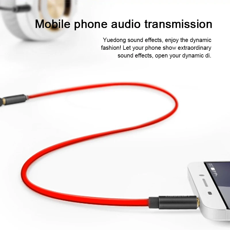 3.5mm Jack AUX Audio Male To Female Extension Cable With Microphone Stereo 3.5 Audio Extension Cable Compatible For PC Headphone