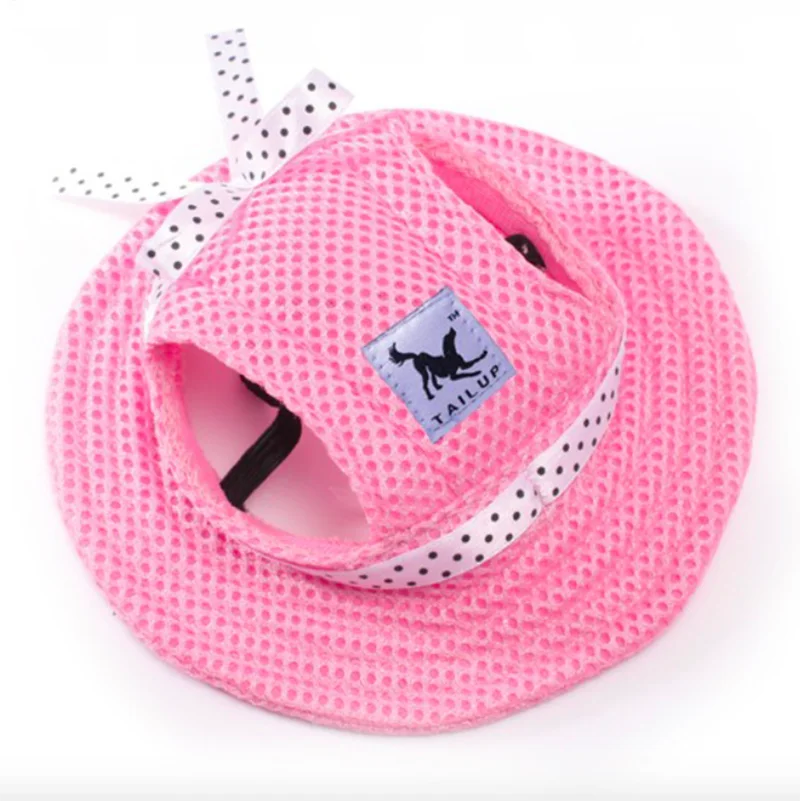 Gorro transpirable para perros y gatos, sombrero de lona de malla, productos para mascotas