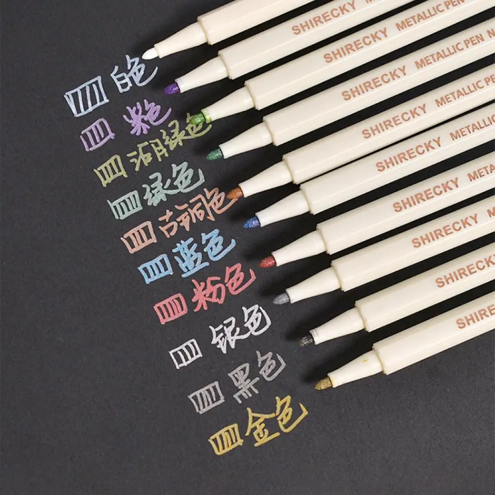 Diskon Besar-besaran! !!10 Buah Perlengkapan Seni Alat Tulis Pena Penanda Kuas Nib Keras Lembut Gambar Kaligrafi