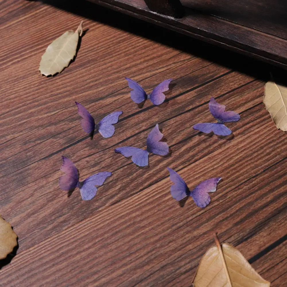 10/20pcs Yarn Butterfly Wing Charms Pendants Connectors for DIY Earring Hand Made Material Crafts Jewelry Making Accessories