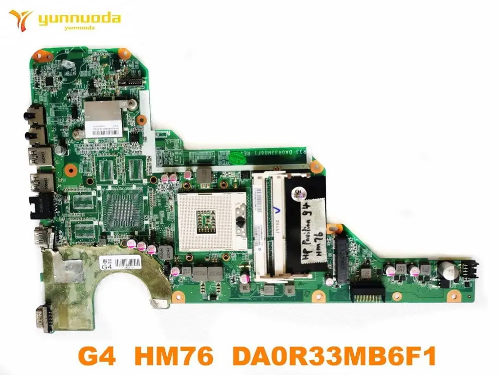 Original for HP  G4 laptop motherboard G4  HM76  DA0R33MB6F1 tested good free shipping