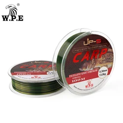 W.P.E Fishing  Line Carp fish100m Lnvisible Color For fishing Nylon Fishing Line 0.20mm-0.60mm 6KG-36KG Monofilament Nylon Line