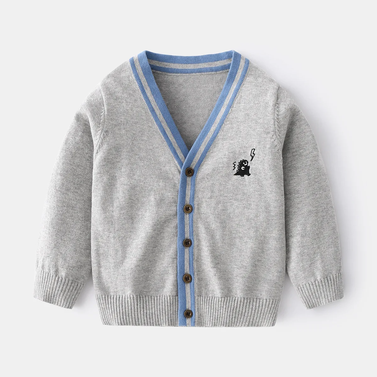 Nette Strickjacke Jungen Pullover V-ausschnitt Kinder Strickjacke Kleinkind Fallen Gestrickte Tragen kinder Kleidung