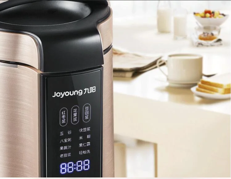 chinaJoyoung DJ13E-Q8 1.3L intelligent double reservation soybean milk machine baby food supplement soymilk maker 110-220-240v