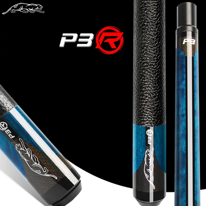 New 3142 Brand P3R Billiards Preoaidr Pool Cue Stick 10mm/11.5mm/13mm Tip Carbon Fiber Extension Handle 4 Colors China