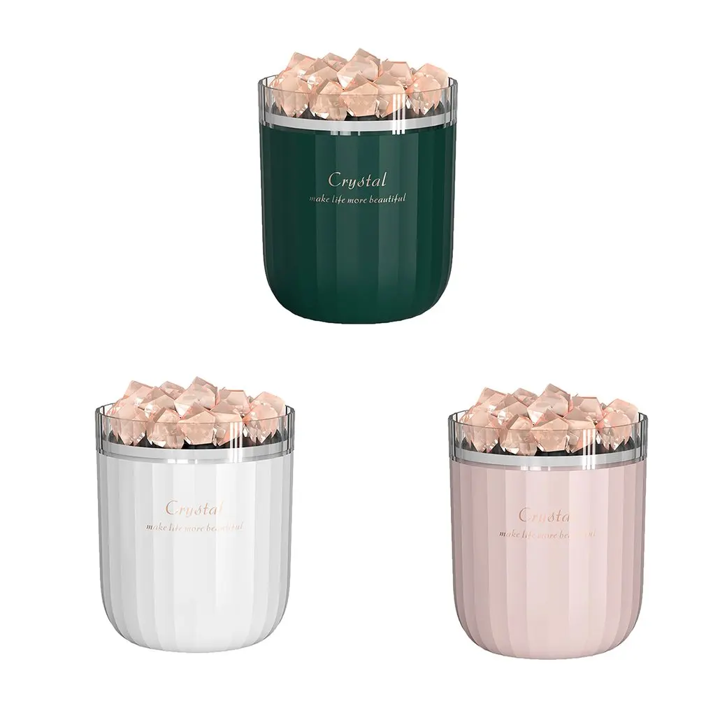 휴대용 크리스탈 아로마 테라피 가습기 분위기 램프와 USB 무선 아로마 에센셜 오일 기관총 홈 공기 Humidificador