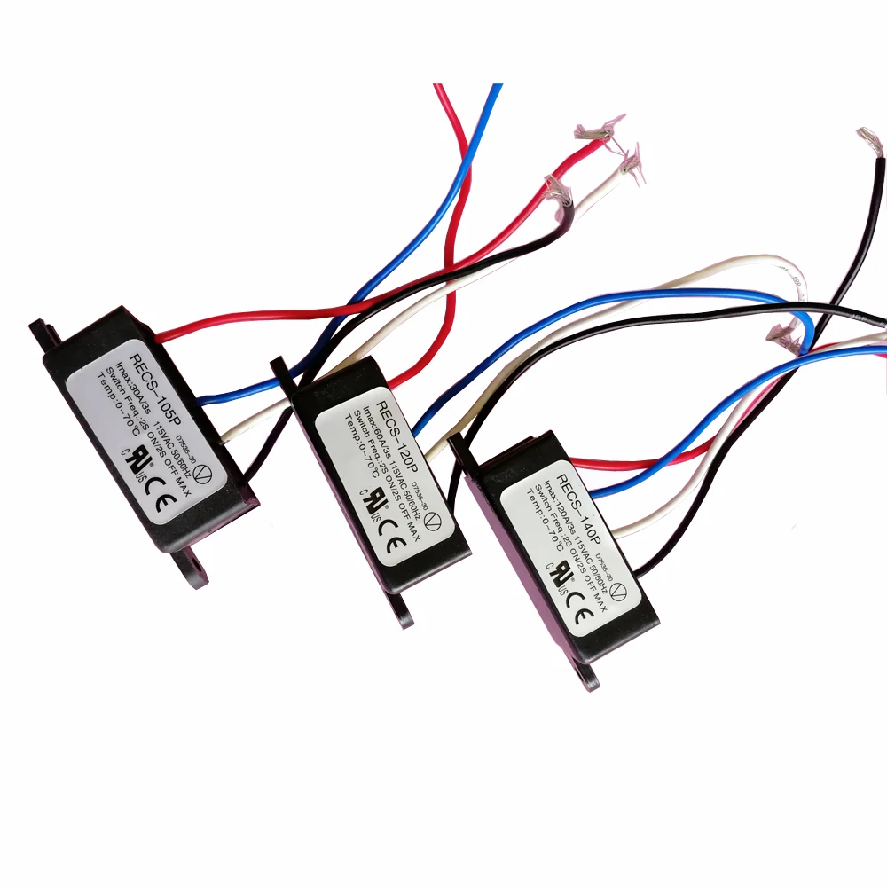 RECS-105P RECS-120P RECS-140P 30A 60A 120A 120V Electronic Centrifugal Switch Single-phase Motor Intelligent Starter