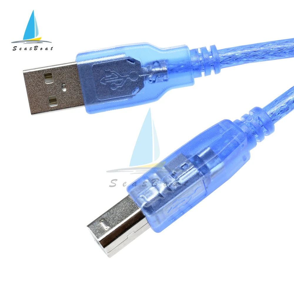 30cm/50cm/100cm USB Cable Mega 2560 R3/ ADK USB-A to USB-B for arduino