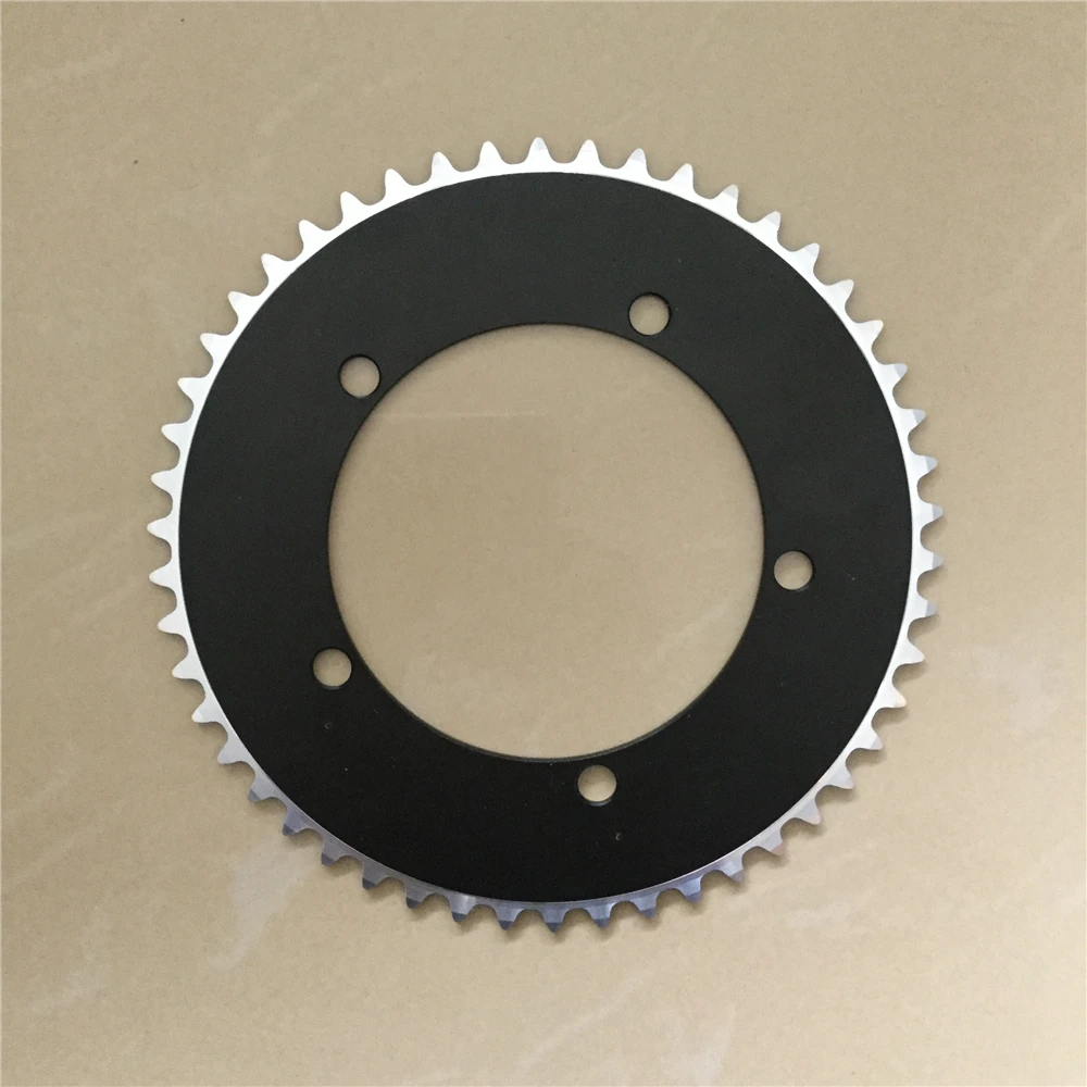 Fixed Gear Chain Ring 42T 44T 46T 48T 50T 52T 53T 130 BCD Bicycle Chainring Track Bike Chainwheel Fixie Single Speed 1/8\