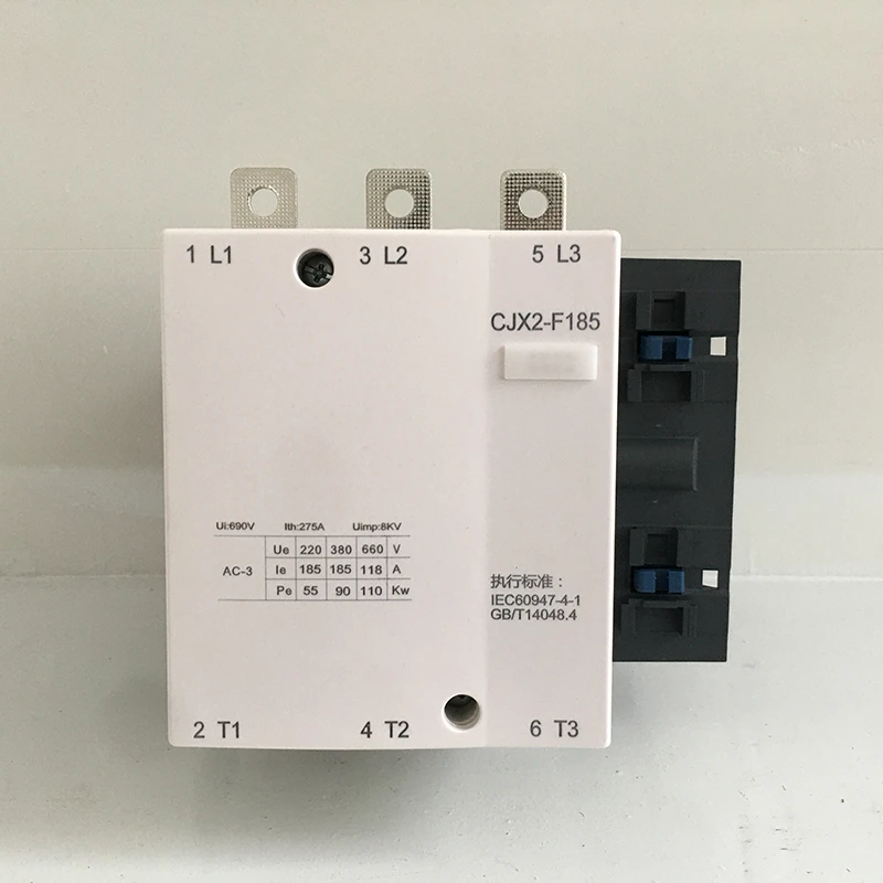 LC1-F185 AC Contactor Coil 110V 220V 380V Silver Contact 185A Contactor CJX2-F185