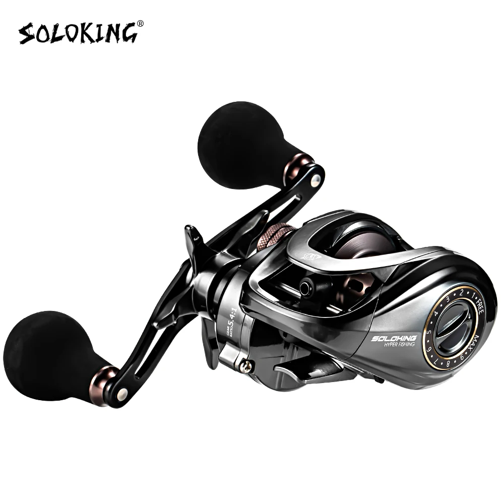 

HIAW200 Baitcasting Fishing Reel 9.5Kg Drag 11 + 1BB 5.4:1Slow-Jigging 7.2 High Speed Fishing Reel Baitcaster Reels