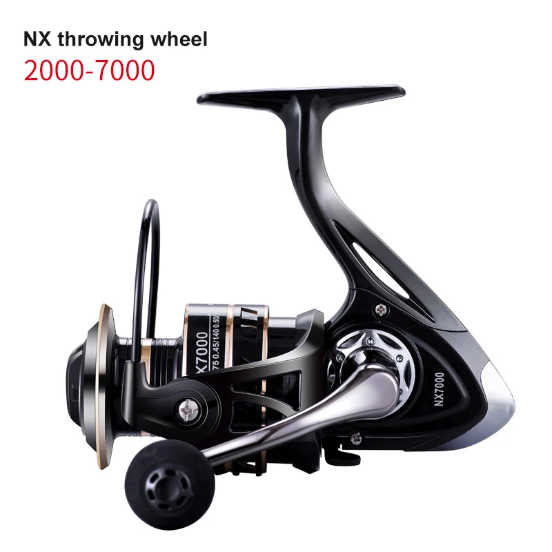 Fishing Reel NX 2000 3000 4000 5000 6000 7000 Super Strong Carp Fishing Feeder Spinning Reel Spinning Wheel Type Fishing Wheel