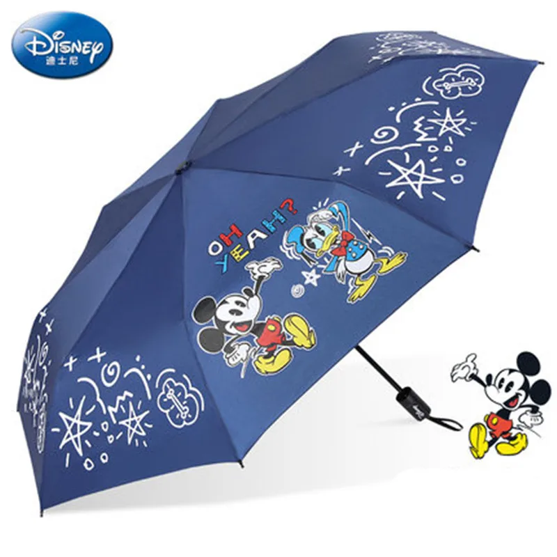 Luxury Cartoon Mickey Umbrella  Folding Automatic Umbrellas for Children Women UV Lovely Rain Umbrella   Kids Umbrella for Boy