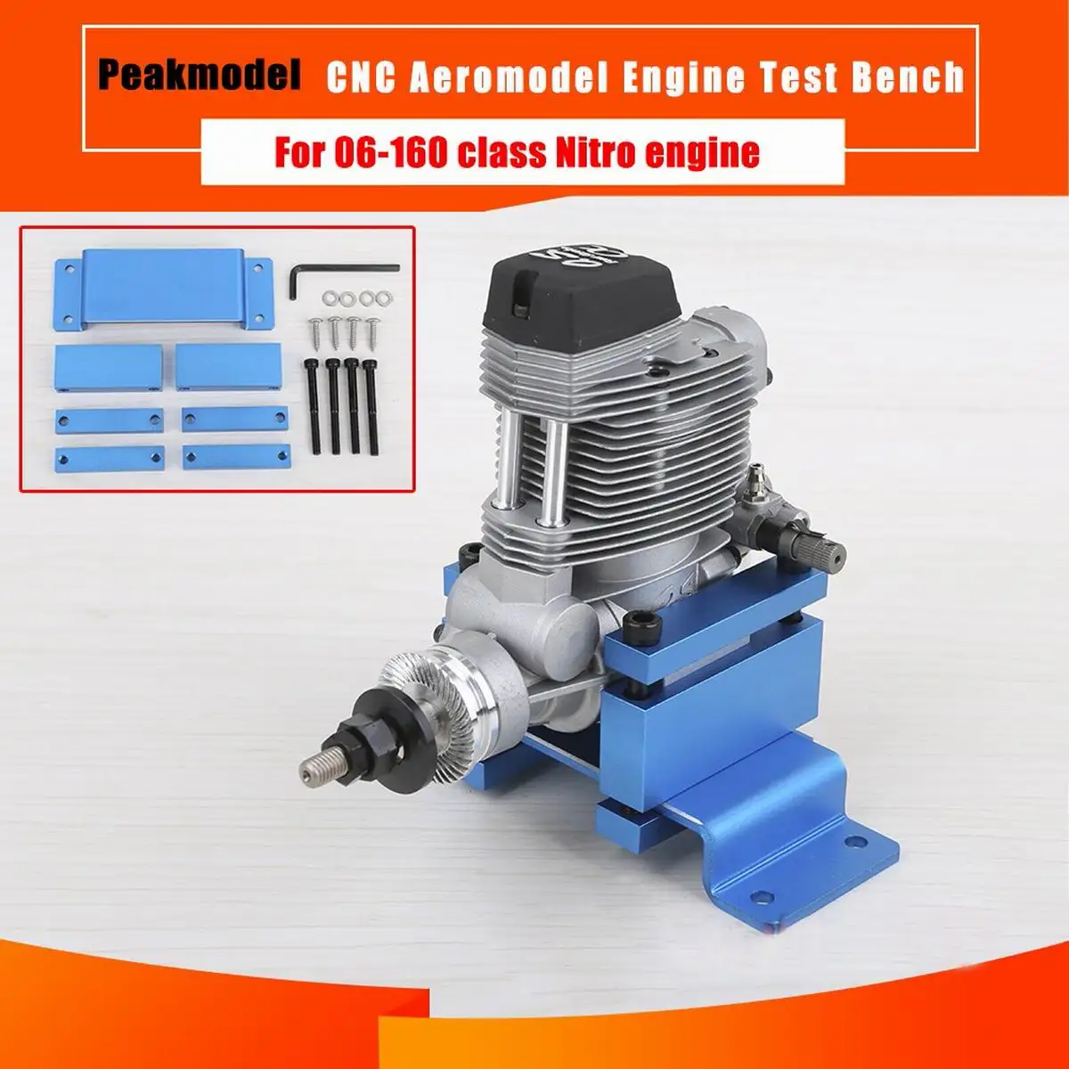 

For RC Aeromodel Airplane Engine Test Bench Running-in Bench CNC Methanol Engine
