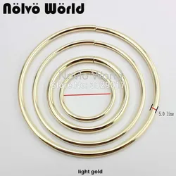 2-10-20 pieces O Big Rings 50mm 75mm 100mm 125mm 137mm for strap ring bags purses handle pants connect handmade alloy metal