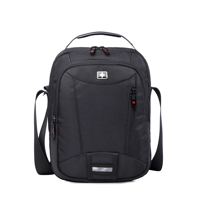 Swiss Brand Waterproof Oxford Messenger Bag Men Business Casual Briefcase Crossbody Bag Travel Shoulder Bags Fashion Handbags