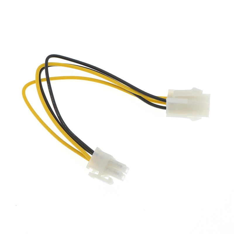 1pcs ATX 4Pin Male To 4Pin Female PC CPU Power Supply Extension Cable Cord Connector Adapter 1015 22AWG
