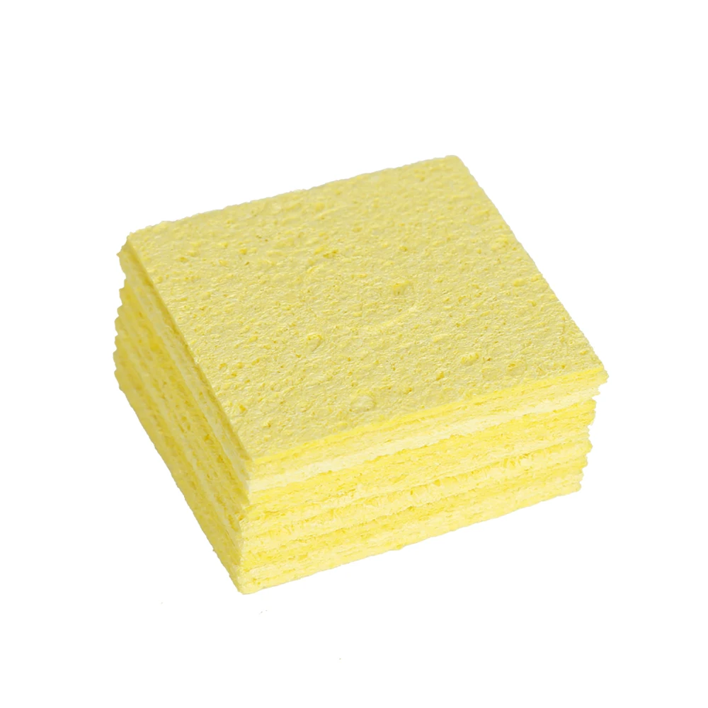 5/10 PCS spugna per la pulizia della saldatura per saldatore punta pulita resistente al calore sostituibile spugna per pulizia utensili a mano