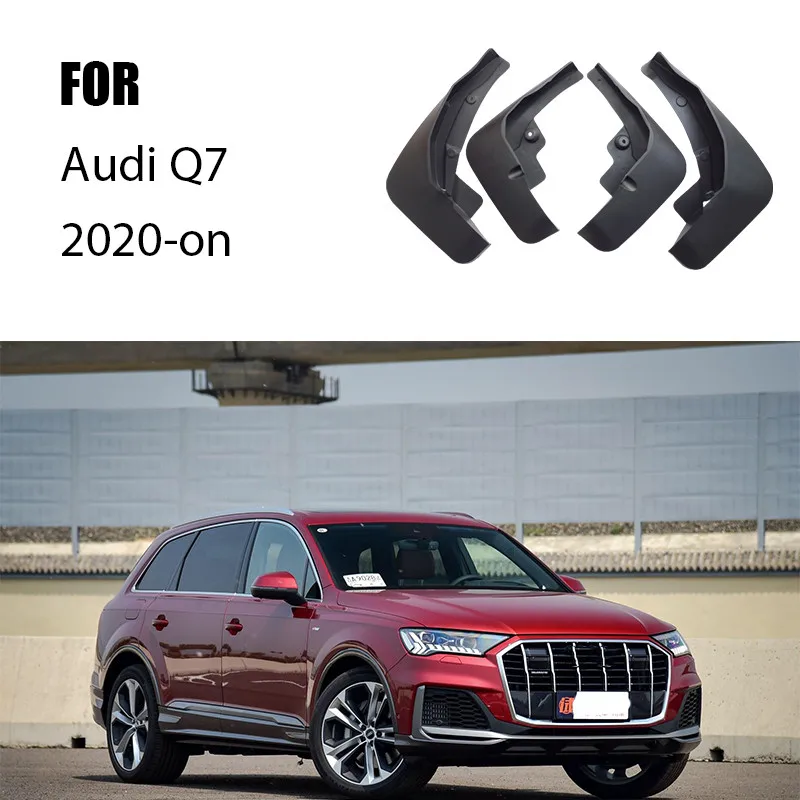 Mudflasp FOR Audi Q7 2020 2021 Mudguards Fender Mud Flap Guard Splash Mudguard Fenders car accessories auto styline Front Rear