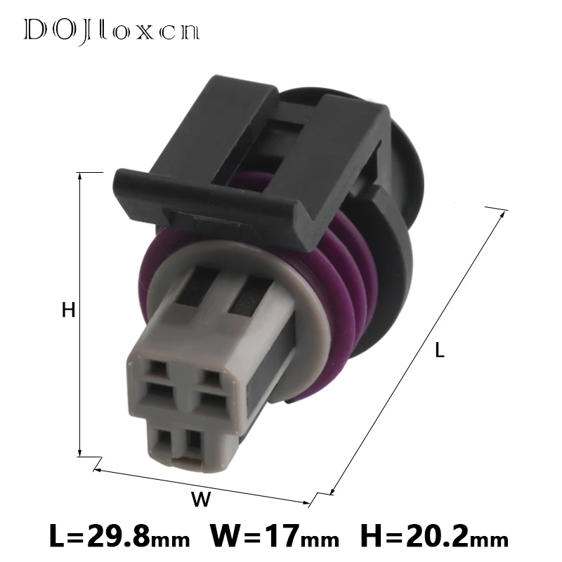 2/5/10/20/50 Sets 3 Pin Delphi LS TPS AEM MAP GT150 Auto Female Connector Sensor Throttle Wiring Plug Socket 15397275 15397149