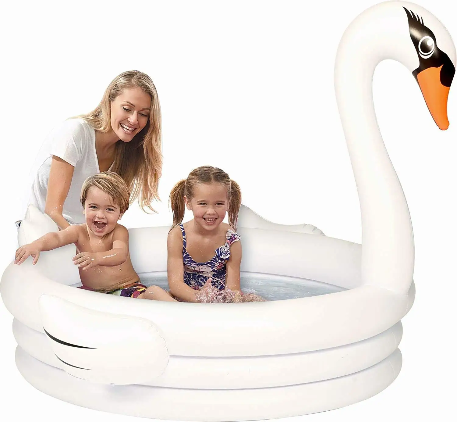 Children's Flamingo Inflatable Pool Baby Bathtub Baby White Swan Bathtub