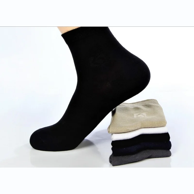 new student young boy Socks Spring Autumn Fashion bamboo Soild Business Gentleman sock 6pair teenagers young boy