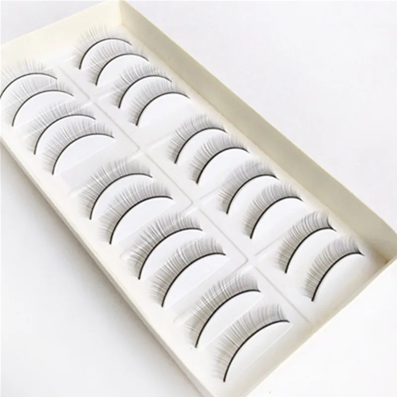 10 Pairs/Set False Eyelashes Handmade Training Lashes For Beginners Teaching Lashes Eye Extension Tools Practice