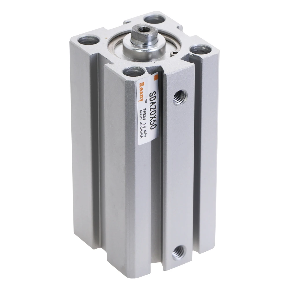 SDA series Pneumatic Compact air accessories cylinder Cylinder 32 mm Bore to 5 10 15 20 25 30 35 40 45 50mm Stroke