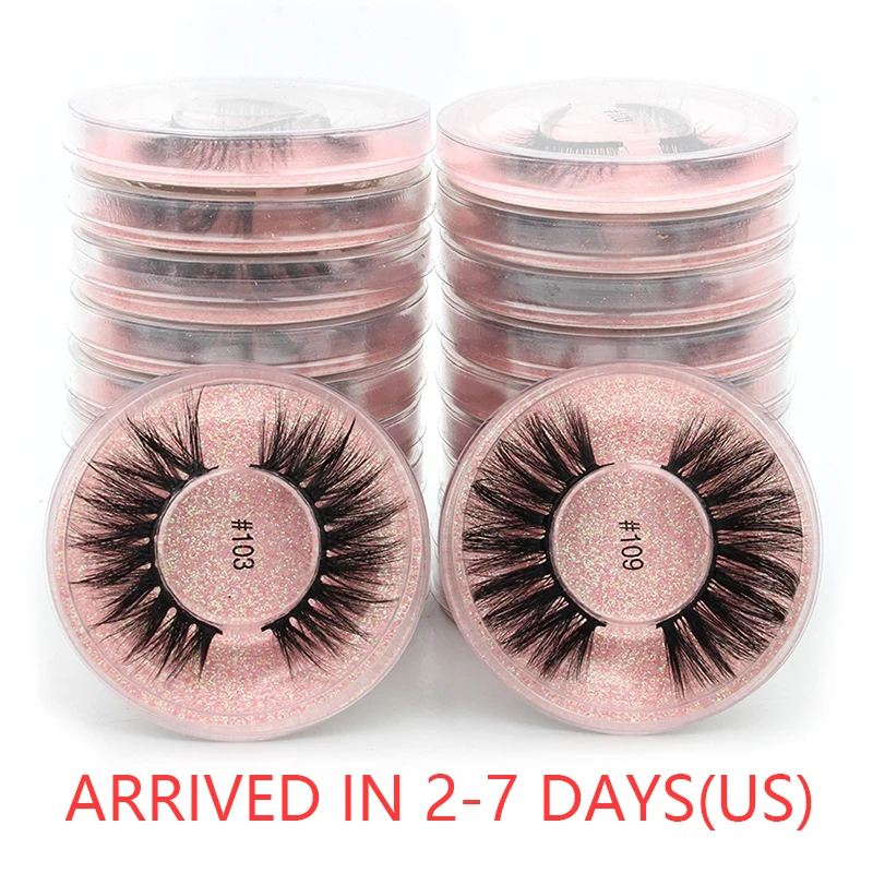 Wholesale False Eyelashes 4/10/50/100 Pairs 3D Mink Lashes Natural Thick Cruelty Free Eyelashes Extension Lashes in Bulk