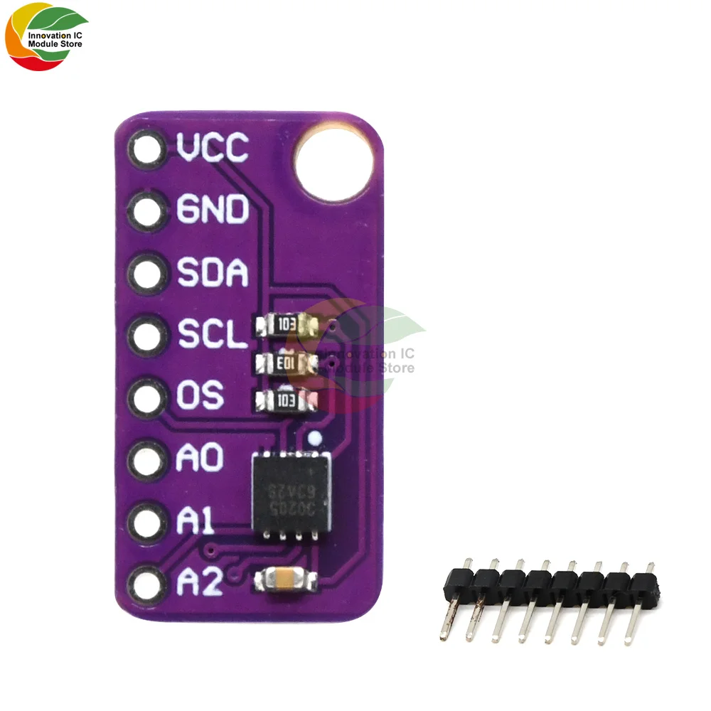 High Accuracy MAX30205MTA MAX30205 Human Body Temperature Sensor Module Low Voltage Measuring Skin Wristband Temperature Sensor