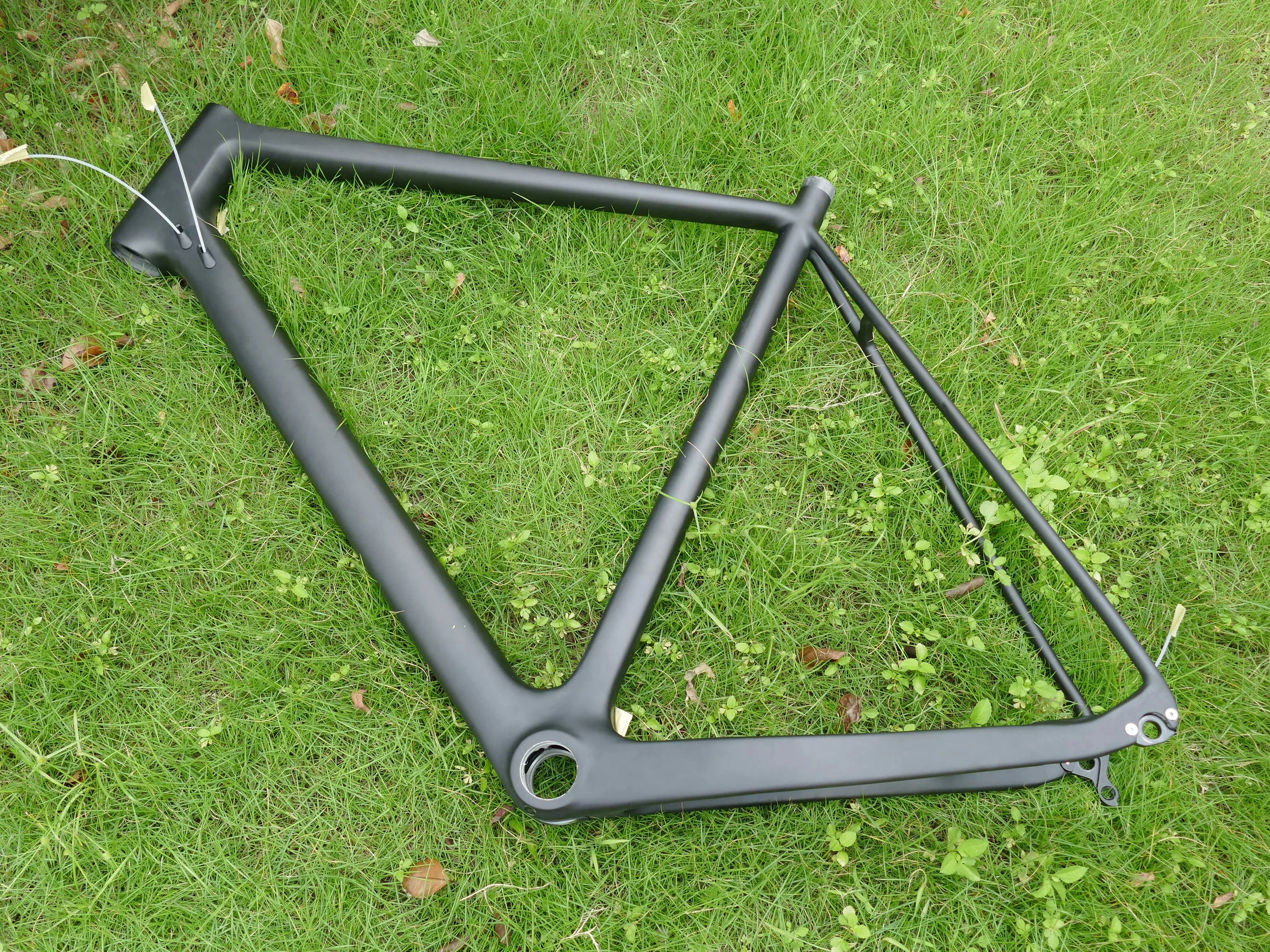 Full Carbon Toray Matt Cyclocross Bike Disc Brake BSA BB30 Cyclo Cross Frame 12 * 142mm Thru Axle